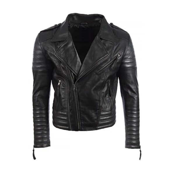 4621 Black Hand-Crafted Leather Jacket