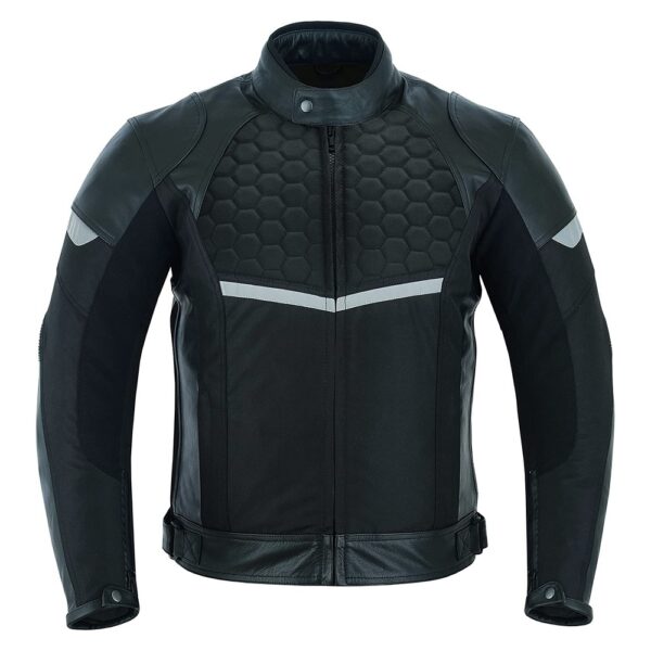 Black Exotic Leather Jacket