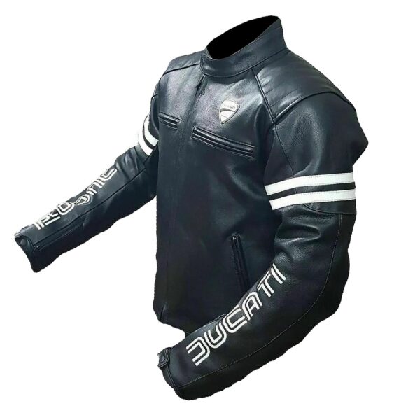 Ducati Motorcycle Leather Jacket - Image 3
