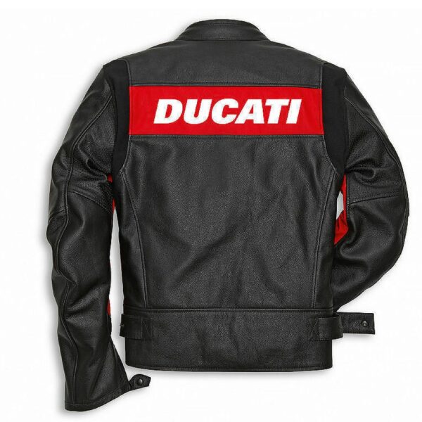 Classic Ducati Leather Jacket - Image 2