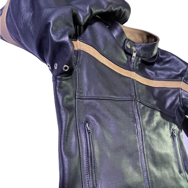 Cowhide Leather Jacket - Image 4
