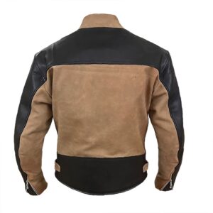 Alternative view of Black & Brown Leather Jacket