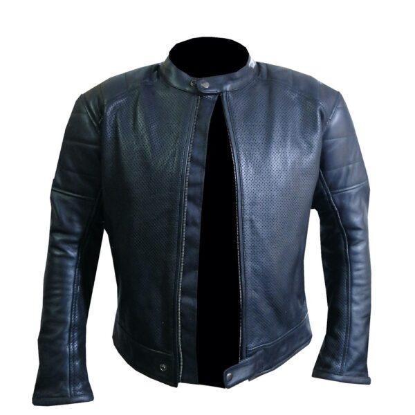 4572 Black Leather Jacket - Image 6