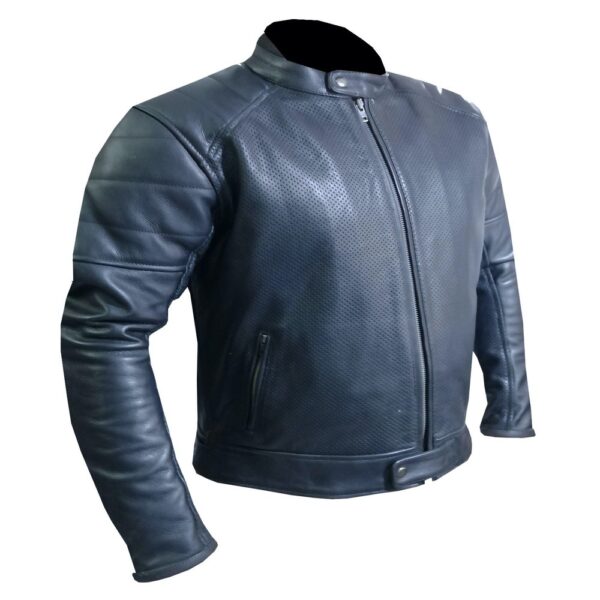 4572 Black Leather Jacket - Image 4