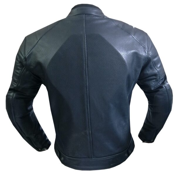 4572 Black Leather Jacket - Image 2