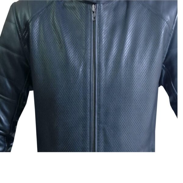 4572 Black Leather Jacket - Image 5