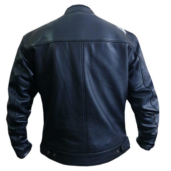 4580 Black Leather Jacket - Image 2