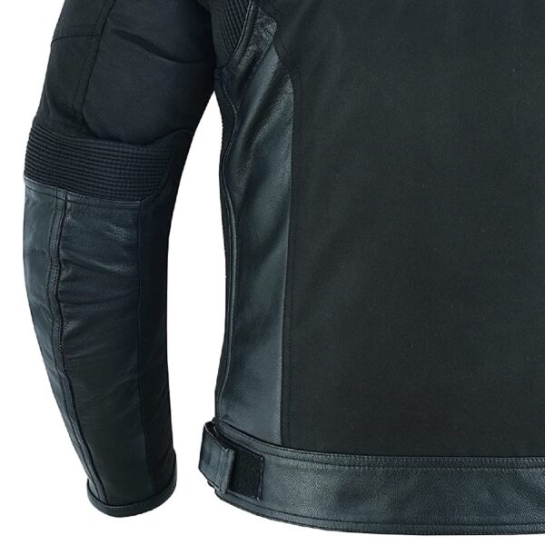 Black Exotic Leather Jacket - Image 6
