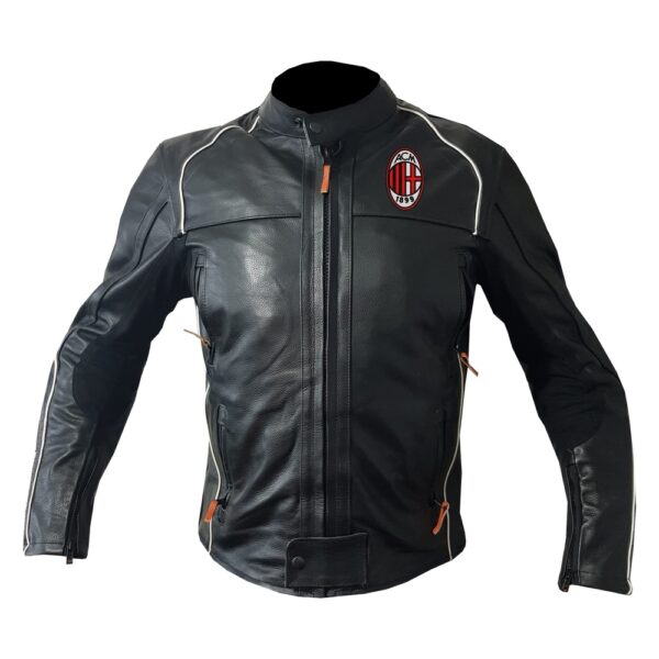 Ac-Milan Classic Leather Jacket