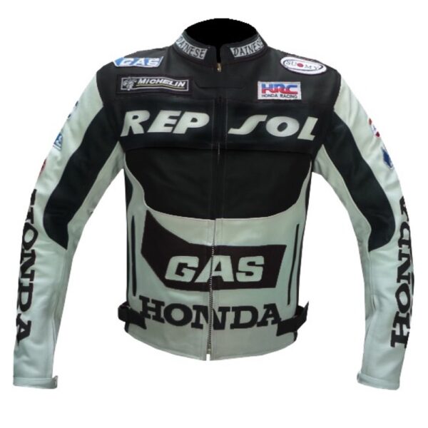 Honda Gas Repsol Armoured Leather Jacket