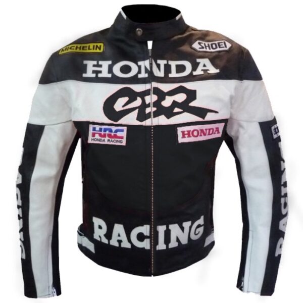 Honda CBR Black Leather Jacket