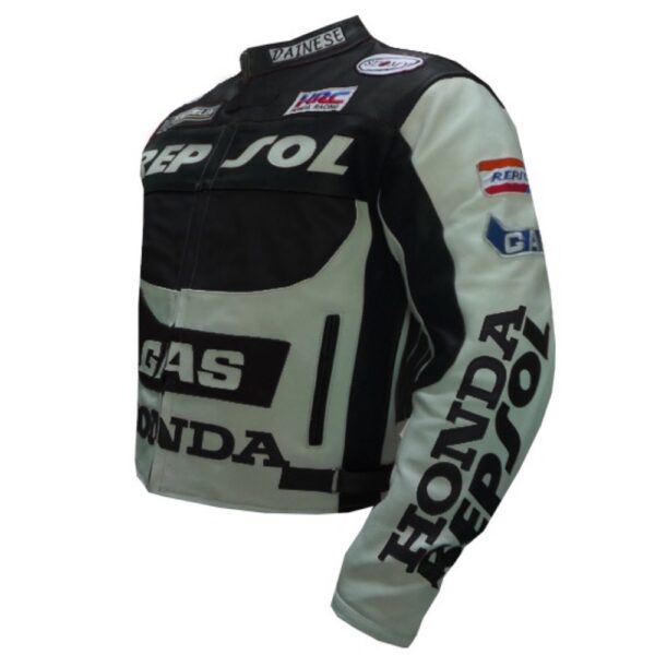 Honda Gas Repsol Armoured Leather Jacket - Image 3
