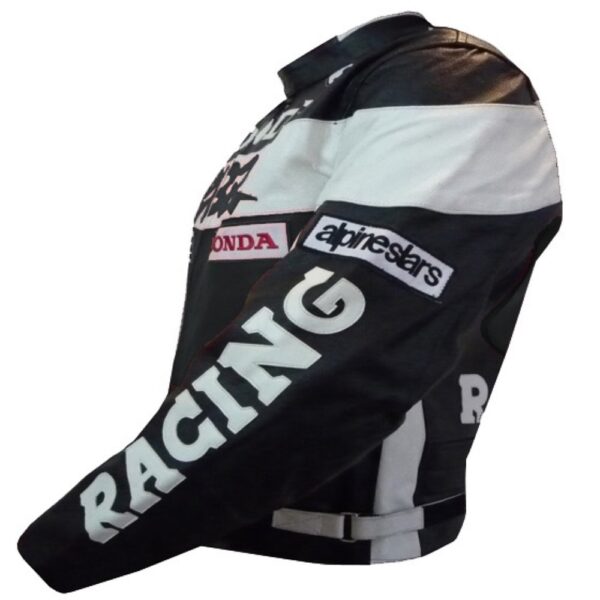 Honda CBR Black Leather Jacket - Image 3