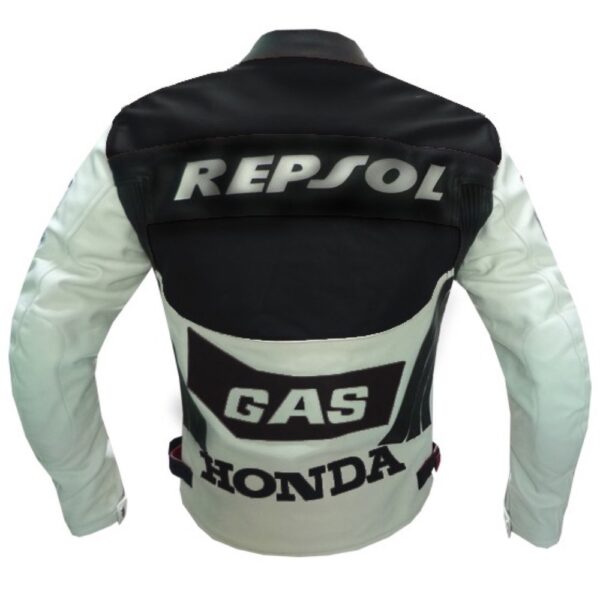 Honda Gas Repsol Armoured Leather Jacket - Image 2