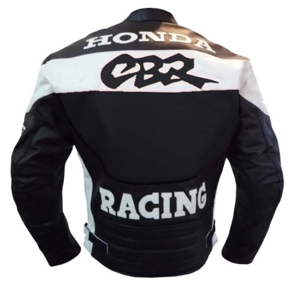 Honda CBR Black Leather Jacket - Image 2