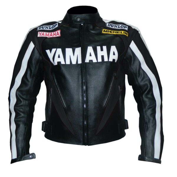 Yamaha Black Trendy Leather Jacket