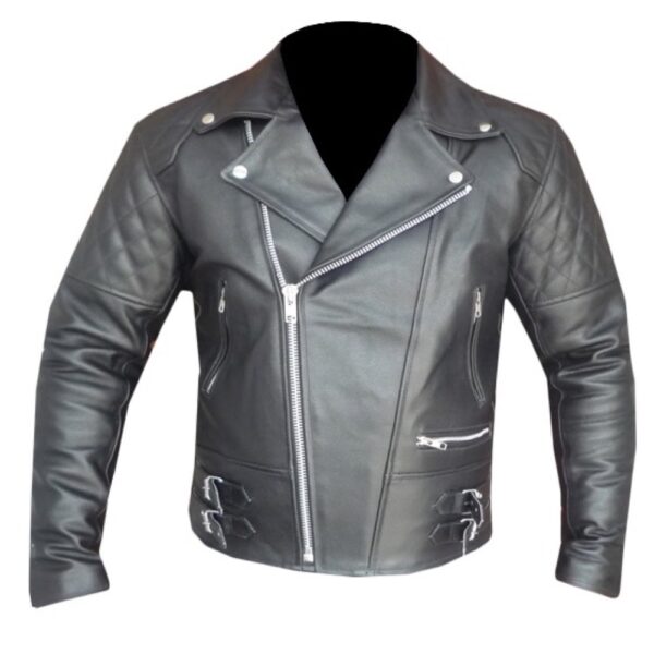 4588 Black Leather Jacket