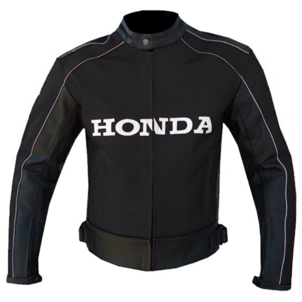 Honda Iconic Black Leather Jacket