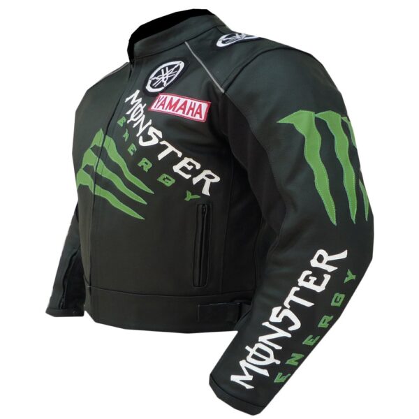 Monster Apex Armoured Leather Jacket - Image 4