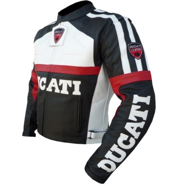 Ducati Padded Leather Jacket - Image 4