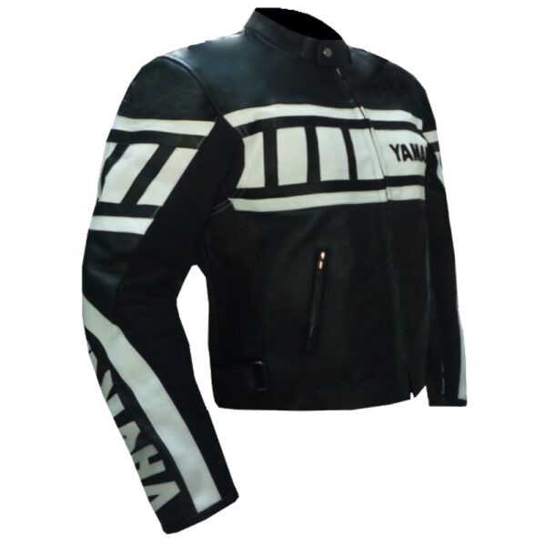 Yamaha Elite Black Leather Jacket - Image 4