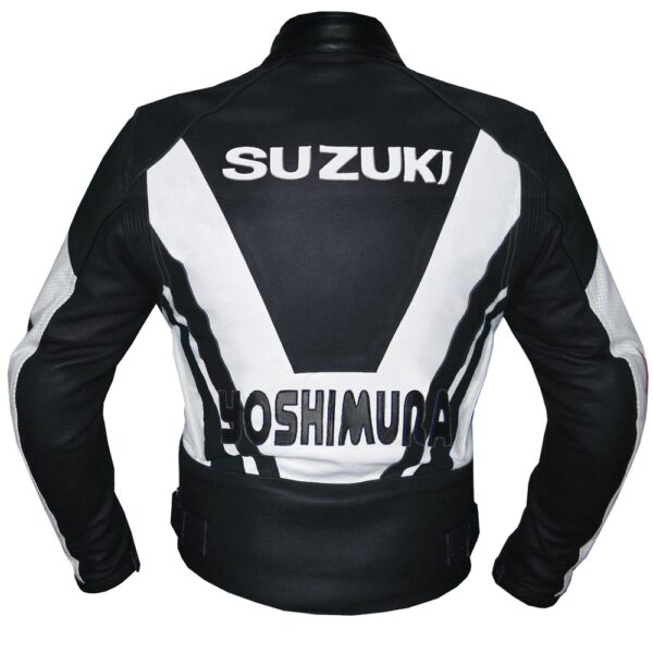 Suzuki Genuine Motorbike Leather Jacket - Image 2