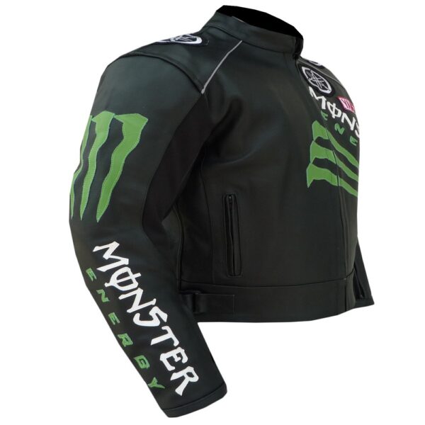 Monster Apex Armoured Leather Jacket - Image 3