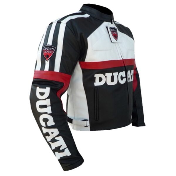 Ducati Padded Leather Jacket - Image 3