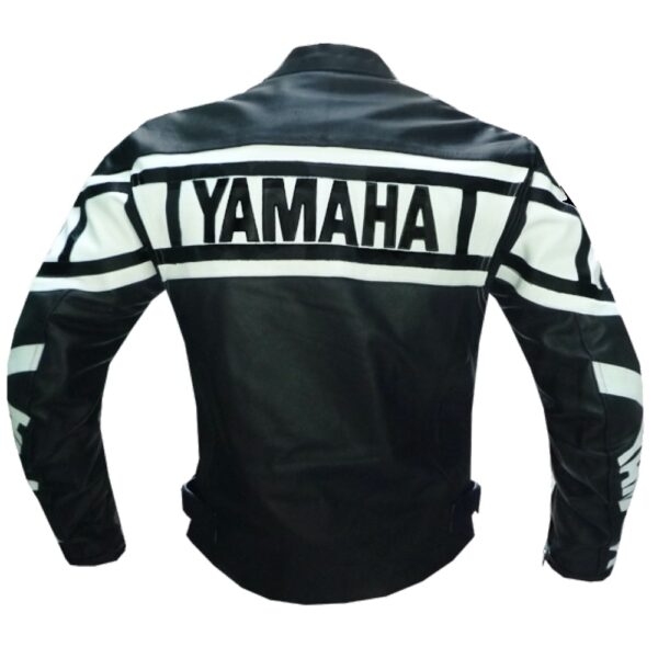 Yamaha Elite Black Leather Jacket - Image 2
