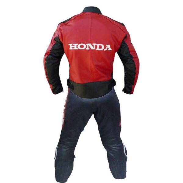 Honda 5523 Red Leather Suit - Image 2