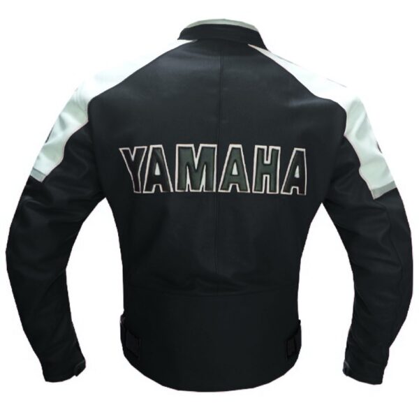 Yamaha Black Legacy Leather Jacket - Image 2