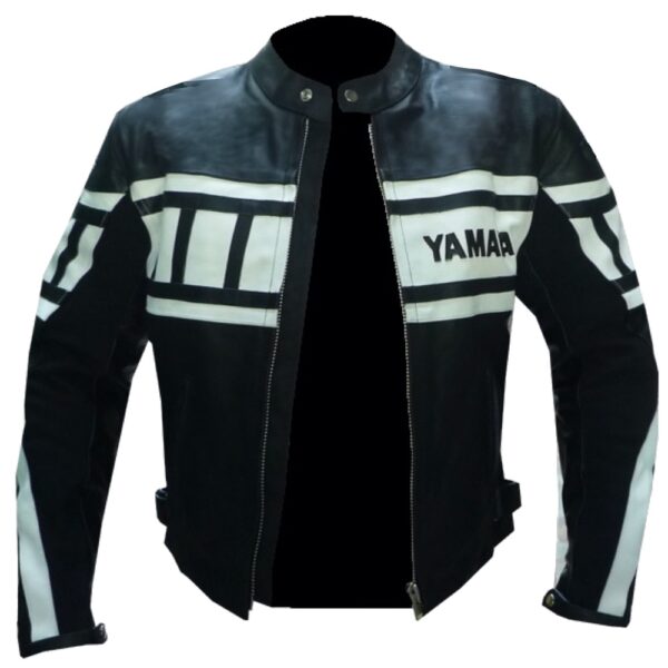 Yamaha Elite Black Leather Jacket - Image 5