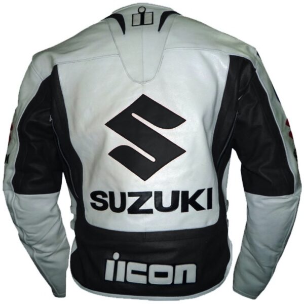 Suzuki Elite Armoured Leather Jacket - Image 2