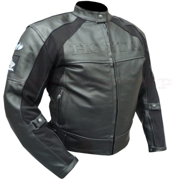 Honda Genuine Black Leather Jacket - Image 4
