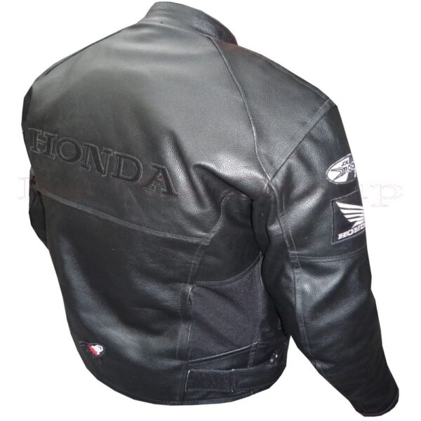 Honda Genuine Black Leather Jacket - Image 2