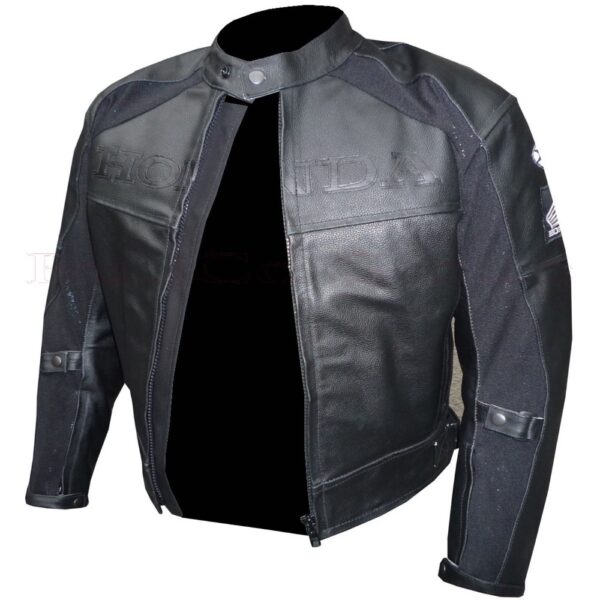 Honda Genuine Black Leather Jacket - Image 5