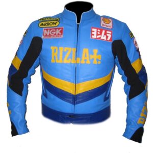Rizla Blue Supreme Leather Jacket
