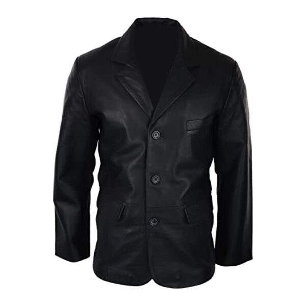 Black Suede Leather Jacket