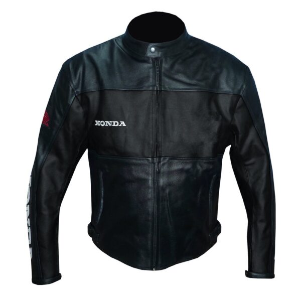 Honda Black Racing Leather Jacket