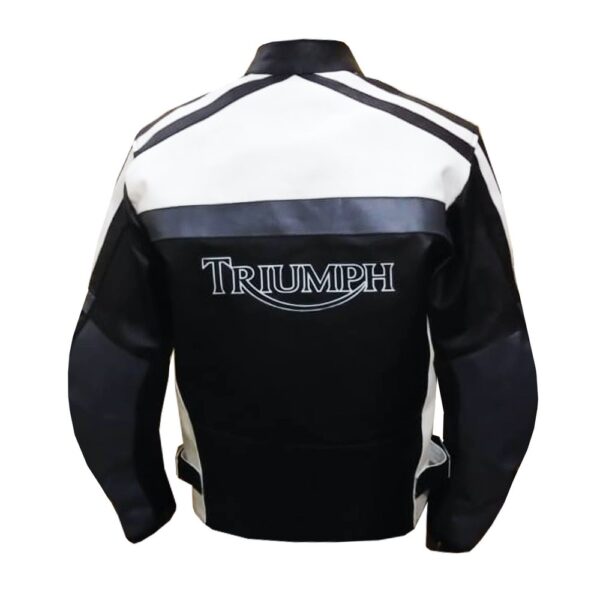 Triumph Iconic  Black Leather Jacket - Image 2