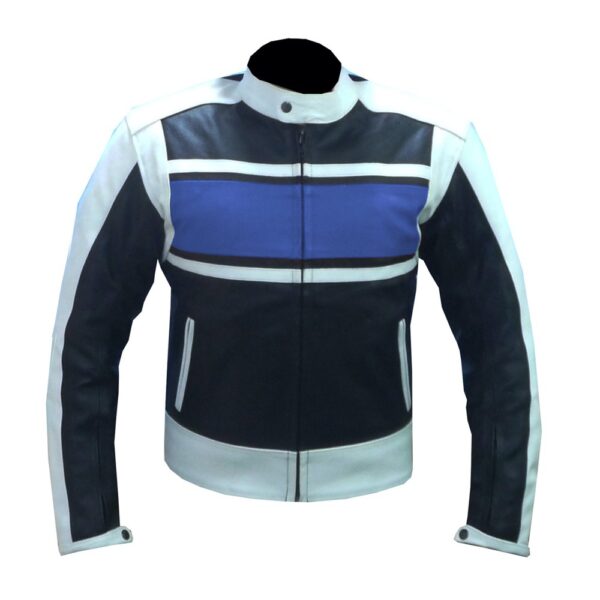4610 Blue Suede Leather Jacket
