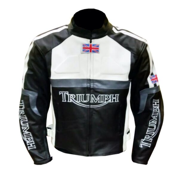 Triumph Iconic  Black Leather Jacket