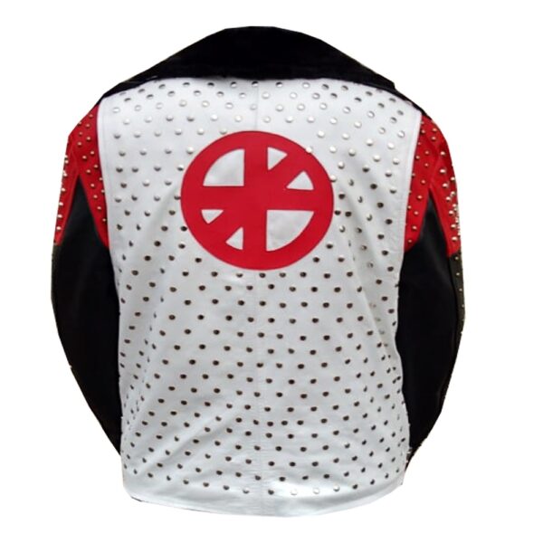 S1056 Studed Leather Jacket - Image 2