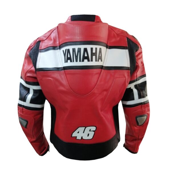 Yamaha Red Racing Leather Jacket - Image 2
