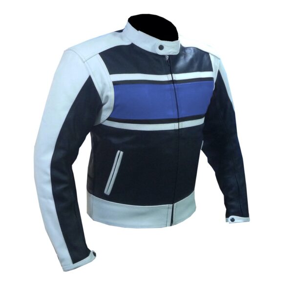 4610 Blue Suede Leather Jacket - Image 3