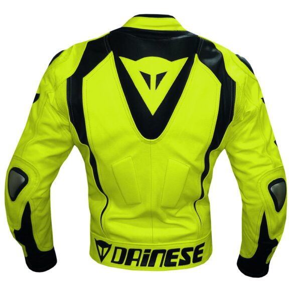 Fluorescent Padded Leather Jacket - Image 2
