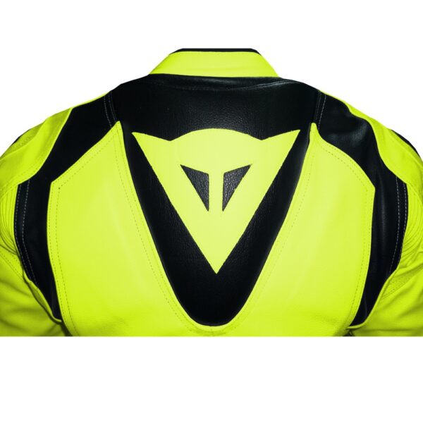 Fluorescent Padded Leather Jacket - Image 5