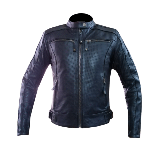 Black Bomber Leather Jacket