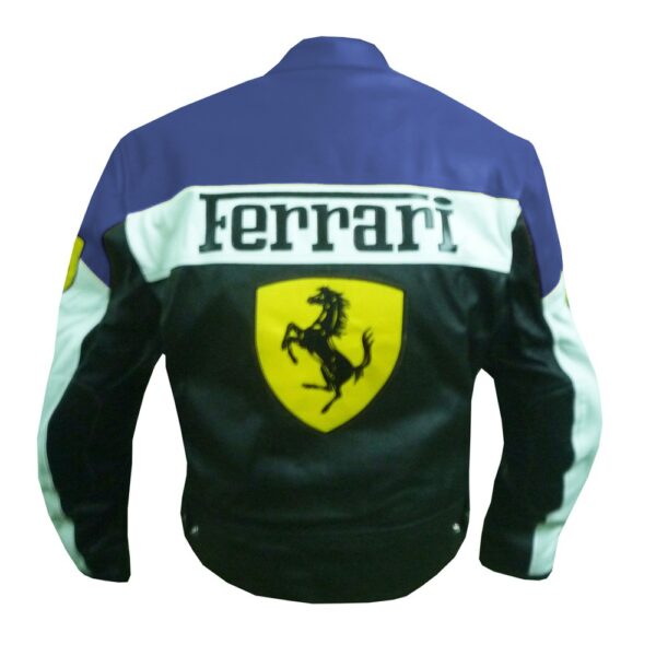 Ferrari Racing Leather Jacket - Image 4