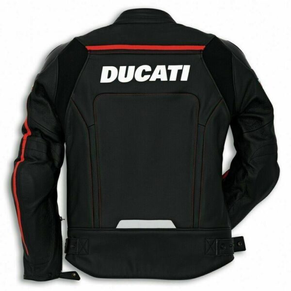 Ducati Black Leather Jacket - Image 2